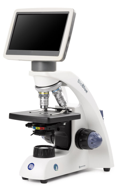 BioBlue monocular microscope BB.4200-LCD - www.letscopes.com