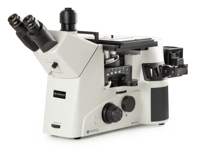Delphi-X Inverso inverted trinocular microscope DI.2053-PLMi - www.letscopes.com