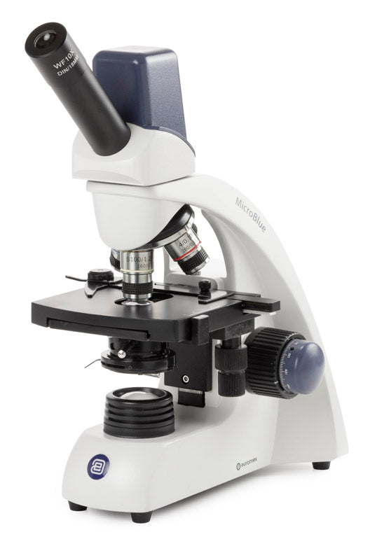 MicroBlue 1.3 MP monocular digital microscope MB.1155-1 - www.letscopes.com